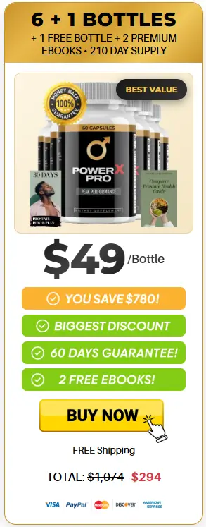 PowerX Pro-6 + 1-Bottles-Price