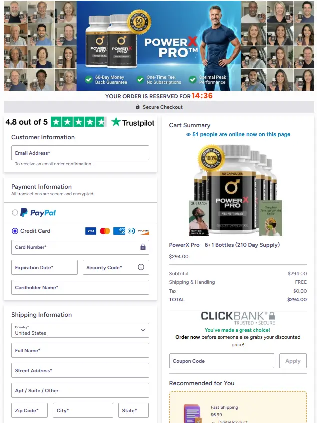 PowerX Pro-secure-checkout